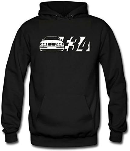 BMW E34 Abstract Fashion Adults Comfy Warm Unisex Hoodie Gym and Casual Wear Rewashable Durable Print Professionally Printed