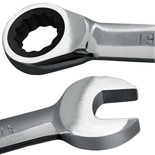 Femor Ratschenringschlüssel Set 12tlg. Ratschenschlüssel, Knarrenschlüssel, Maulschlüssel, Ringschlüssel, Ringmaulschlüssel … (Modell 2) - 4