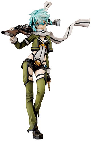 Sword Art Online II GGO Sinon Aquamarine Ver. 1/7 Scale PVC Figure
