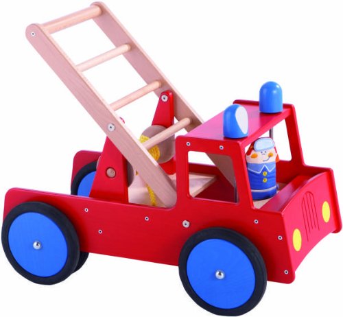 Imagen 2 de HABA 2665 - Camión de bomberos de juguetes [Importado de Alemania]