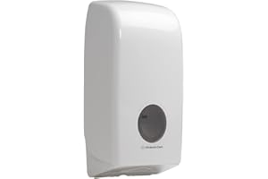 KIMBERLY-CLARK Aquarius Dispensador de papel higiénico plegado 6946 - 1 dispensador de papel higiénico blanco de una hoja
