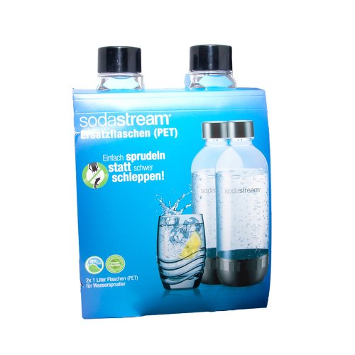 Preisvergleich Produktbild SODASTREAM PET Flasche 1 l grau 2 St