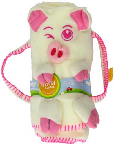 Natural Wheat Bag Travel Buddies Pig