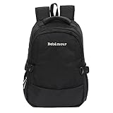 Bebamour Nappy Changing Bag Backpack Large Capacity Diaper Bag Baby Changing Bag (Black)