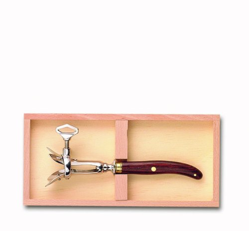 Claude Dozorme 2.50.034.55 Keulenhalter für Lammkeule, mit Griff Vallernia in Kasten aus Buchenholz