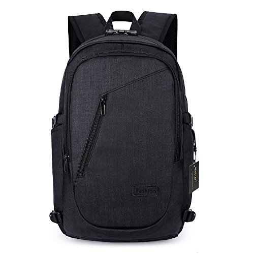 WinCret 15 6 Zoll Diebstahlschutz Laptop Rucksack - Anti-Diebstahl Lock Studenten Backpack mit USB Kabel und Anschluss f  r Damen Herren     Laptop Co