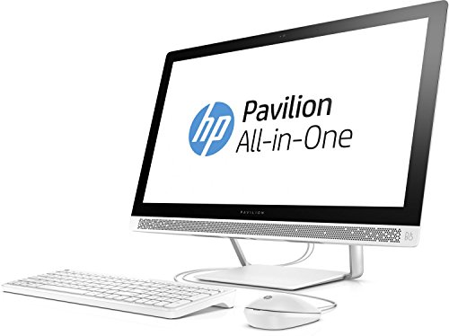 HP Pavilion (24-b256ng) 60,45 cm (23,8 Zoll / Full HD-IPS Touchscreen) All-in-One Desktop PC (Intel Core i3-7100T, 8 GB RAM, 1 TB HDD, Intel HD-Grafikkarte 630, Windows 10 Home 64) weiß - 3