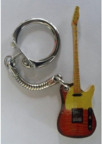 Lark Designs Telecaster Guitar Cut Out Keyring