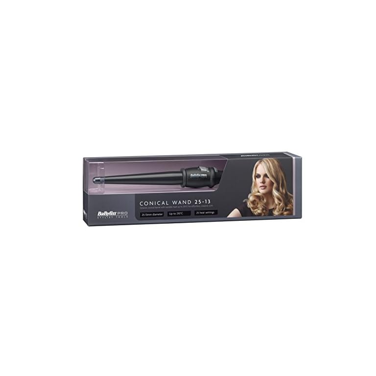 Babyliss-Pro-25-13-mm-Black-Conical-Wand Babyliss Pro 25-13 mm Black Conical Wand