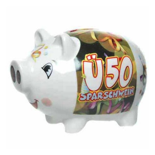 Preisvergleich Produktbild Sparschwein aus Keramik 37303 - Ü50