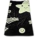 Produktbild ewtretr Handtücher, Glow in The Dark Art Moon Star Cool Towel Beach Towel Instant Cool Ice Towel Gym Quick Dry Towel Microfibre Towel Cooling Sports Towel for Golf Swimming Yago Football Beach