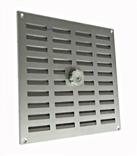 Lüftungsgitter LG 3030 SAA Schiebegitter Alu F1 300 x 300 mm Abluftgitter Neu