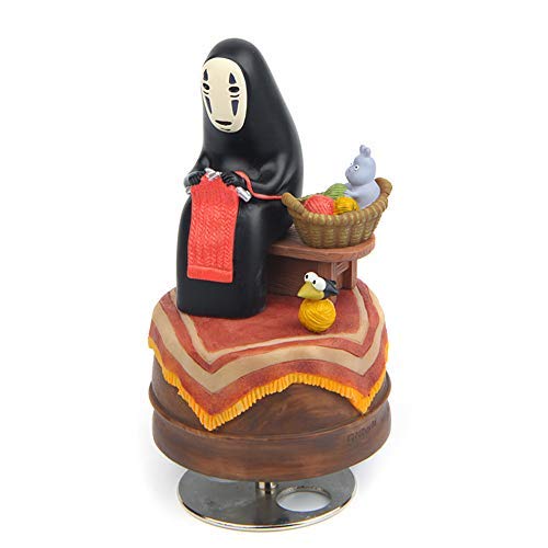 Kimkoala - Figura Decorativa de muñeca de Resina, diseño de Hombre con Texto en inglés Away No Face Man