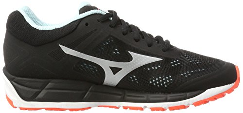 Asequible Mizuno Synchro MX W, Zapatillas de Running para Mujer,
(Black/Silver/fierycoral), 39 EU en Amazon