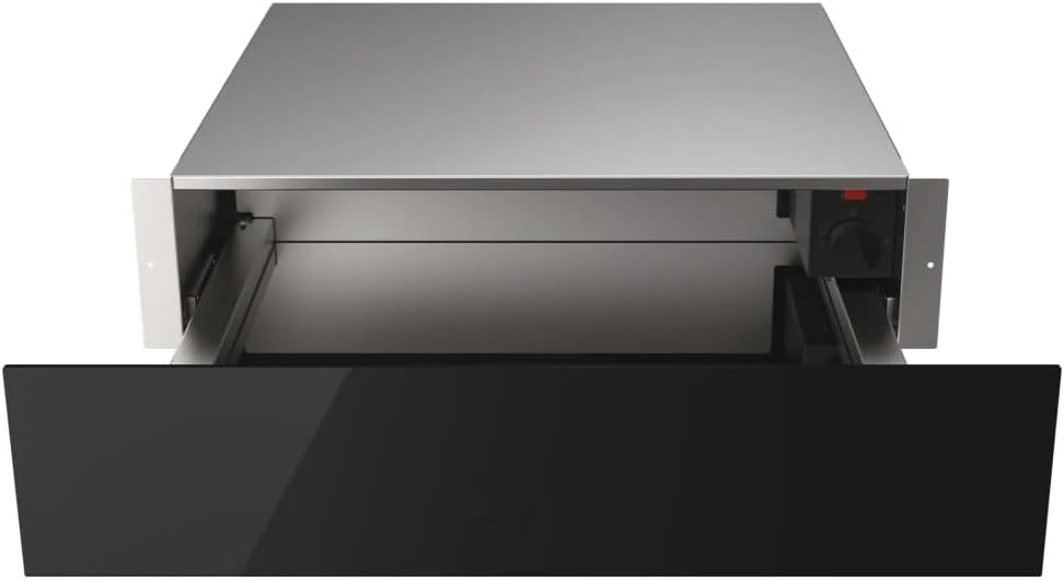 Haier Series 6 HWD14ID6E 15cm High Warming Drawer – Built-In, Black Glass Finish, 20L Capacity, Push-Pull Opening, Food & Plate Warming – 6 Place Settings