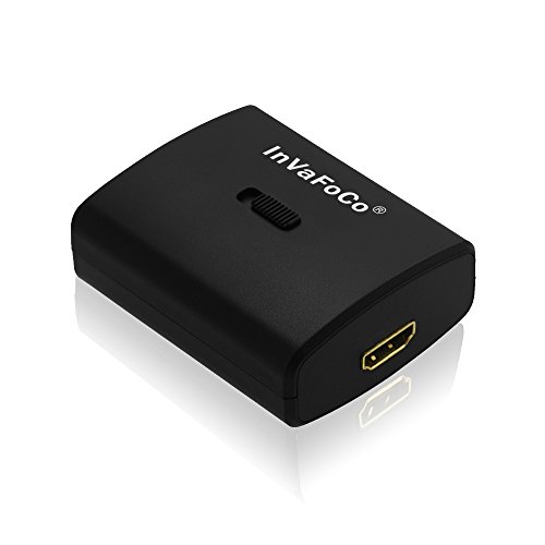 InVaFoCo HDMI Schalter HDMI Switch bi-directional 2 in to 1 out / HD 1080p / 4K x 2K / 3D, 2 Port HDMI Switcher HDMI Distributor Selector mit Monitor Schaltfunktion - 2