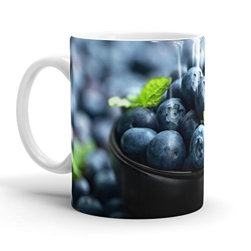 Preisvergleich Produktbild Heidelbeeren - Tasse / Becher