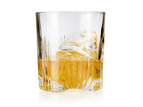 Whiskyglas-Set-mit-Karaffe-und-Deckel-von-Bormioli-Dekanter-Kristallglas-1Liter-Karaffe-280ml-Glas