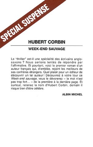 couverture de : Week-end sauvage