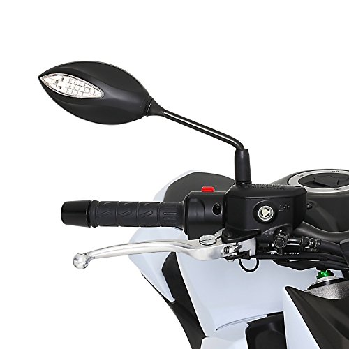 Motorrad Spiegel mit LED-Blinker Yamaha MT-125 14-16 (Paar) schwarz - 
