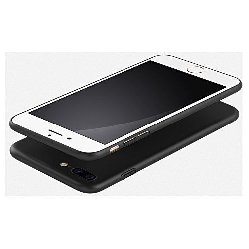 Negro Ultra-delgado Funda Case Cover y Protector de Pantalla Para Apple iPhone 7 Plus 5 5 pulgadas Vooway   MS70196