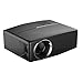 Price comparison product image Beautyrain Multimedia Projector 1800 Lumens LCD Projector Support 1080P Wifi for Android 6.0 with HDMI/VGA/USB/SD Card/AV Input for Home Cinema Video Game Outdoor Entertainment