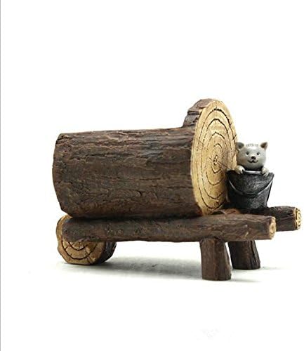 Casyva Wood Flowerpot Garden Window Box Trough Succulent Bed Plant Bed Flower Pots Planters Car (Brown Float)