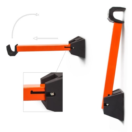 Relaxdays Fahrradhalter Set Klappbar Wandhalterung, 10012573 - 3