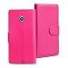 Produktbild Huawei Y330 Bookstyle Hülle, Conie Mobile PU Leder Schutzhülle Handytasche Bookcase Tasche Premium Klapphülle in Pink