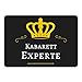 Produktbild Mousepad Kabarett Experte schwarz