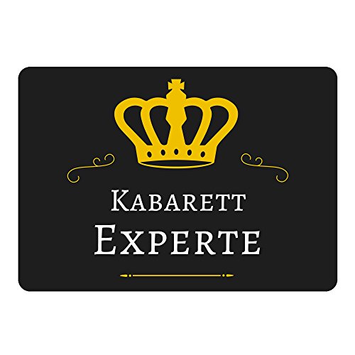Preisvergleich Produktbild Mousepad Kabarett Experte schwarz