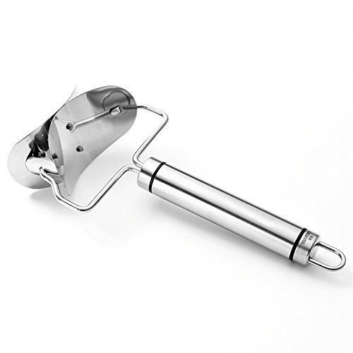 Mylifeunit Walzen-Teigausstecher zum Backen, Edelstahl, Teig-Walzenschneider, für Plätzchen, Knödel, Ravioli, Pierogi