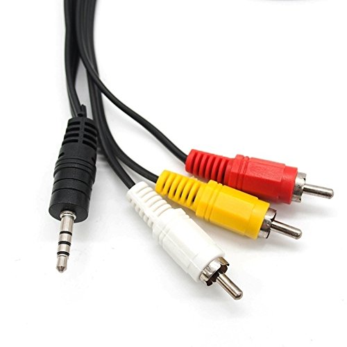 HMOCNV Cavo splitter da 1 a 3, da 3,5 mm, da maschio a maschio, per TV AV stereo, per la riproduzione audio e video ad alte prestazioni