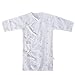 WHITE Baby Toddler Cheese Cloths Nightgown Infant Sleepwear 66CM (6M) Blue Print