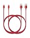 Produktbild Anker [2 Pack iPhone Kabel 1.8m doppelt geflochtenes Premium Nylon Lightning Kabel, [Apple MFi Zertifiziert] für iPhone XS/XS Max/XR/X/8/8 Plus/7/7 Plus/6/6 Plus/5s, iPad und weitere (Rot)