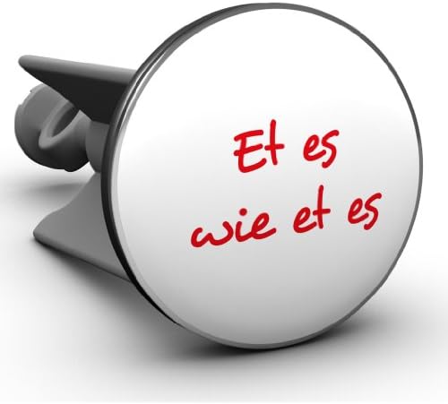 Plopp Sink Plug Et es wie et es/ It is as it is, Wash Basin Plug