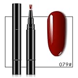 Esmalte de uñas 3 en 1 de gel de pintura, bolígrafo de un paso, fácil de usar, pintura de gel UV. Un bolígrafo de gel para uñas de un paso, no requiere revestimiento inferior superior, 3 en 1 soak UV LED esmalte de uñas kit.