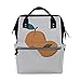Produktbild Aprikosen Cartoon Obst Große Kapazität Wickeltaschen Mama Rucksack Multi Funktionen Windel Wickeltasche Tote Handtasche Für Kinder Babypflege Reise Täglichen Frauen