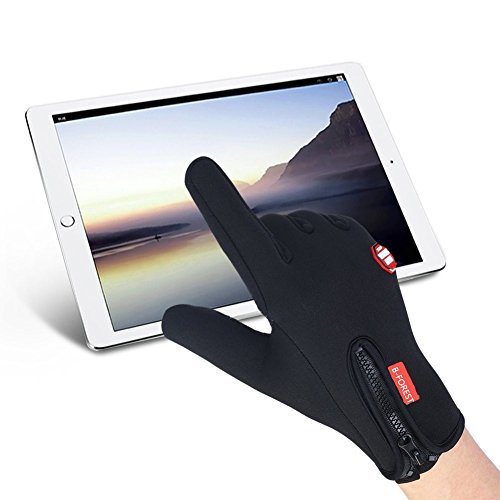 Limirror wasserdichter Touchscreen Handschuhe Winter Fahrradhandschuhe Laufhandschuhe Sports Handschuhe mit Touchscreen Funktion - 6