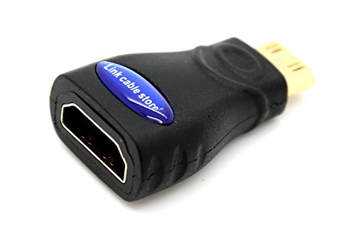 LCS – Mini HDMI Adapter 1.4 neue Generation FULL HD 1080p – Hochgeschwindigkeits mit ETHERNET und 3D – Vergoldete kontakte - 2