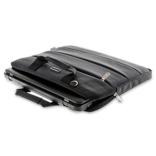 Caseflex Lenovo Y50-70 Premium Schützende 15.6” Laptop Schulter Tasche – Schwarz - 2