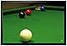 Produktbild 1art1 94300 Billard - Snooker, Free Ball-Situation Fußmatte Türmatte 60 x 40 cm