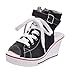 Produktbild ZEELIY Damen Wedges Schuhe Weiche Turnschuhe Atmungsaktiv Sportschuhe Loafers Laufschuhe Outdoor Schuhe Sneaker Frauen Sommer Flache Casual Illuminate Schuhe (43,Mehrfarbig)