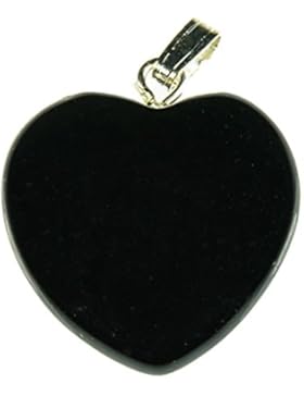 Herz Schmuck-Anhänger Onyx