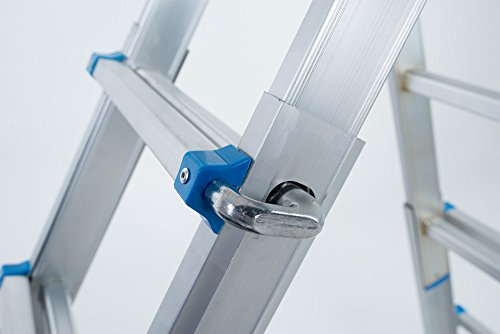 Teleskopleiter 414cm Leiter Anlegeleiter Klappleiter Multifunktionsleiter Größenauswah (..4.14m) - 5