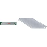 Bosch Kırma bı&ccedil;ağı 18 mm, 10 adet (maket bı&ccedil;ağı/maket bı&ccedil;ağı i&ccedil;in yedek bı&ccedil;aklar; y&uuml;ksek kaliteli SK5 &ccedil;elik; bı&ccedil;ak boyutu 18 