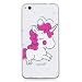 Produktbild Huawei P8 Lite 2017 Hülle , Kcdream Soft Transparent Cover Ultra Slim Silikon Rückseite Schutzhülle Etui Bumper TPU für Huawei P8 Lite 2017 (5.2 Zoll) Smart Phone Case - Rosa Licorne