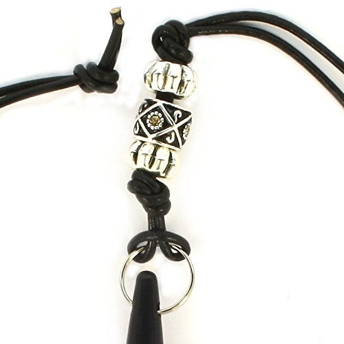 Set-of-2-Original-Tameho-Genuine-Leather-Braided-Dog-Whistle-With-Decorative-Designer-Charm-whistle-for-Training-Recall-Training-Plastic-Black-2105-Hz-Single-Whistle-High-Frequency-Whistle-Couples-Set