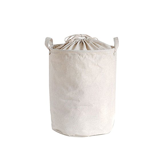 Cloud Power Faltbarer Aufbewahrungskorb, Leinenfaser, Wäschekorb, Aufbewahrungsbox aus umweltfreundlicher Jute, 13"*16.5"