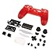 Produktbild P Prettyia Schutzhülle Abdeckung Cover Case Shell Kit für Sony PS4 Pro Controller - Rot